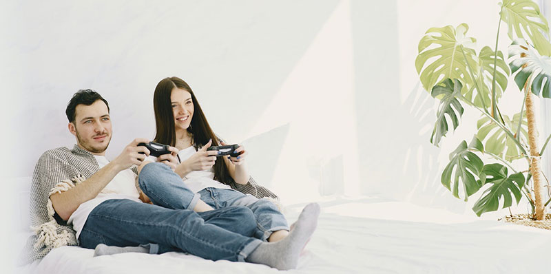 Sleep Soundly - Best Flippable Mattress Picks For 2022 6 couple playing on bed