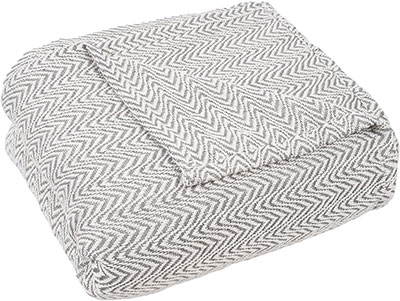 Our Top Tips & Product Picks for 2022's Best Cooling Blankets for Hot Sleepers 9 lavish home chevron
