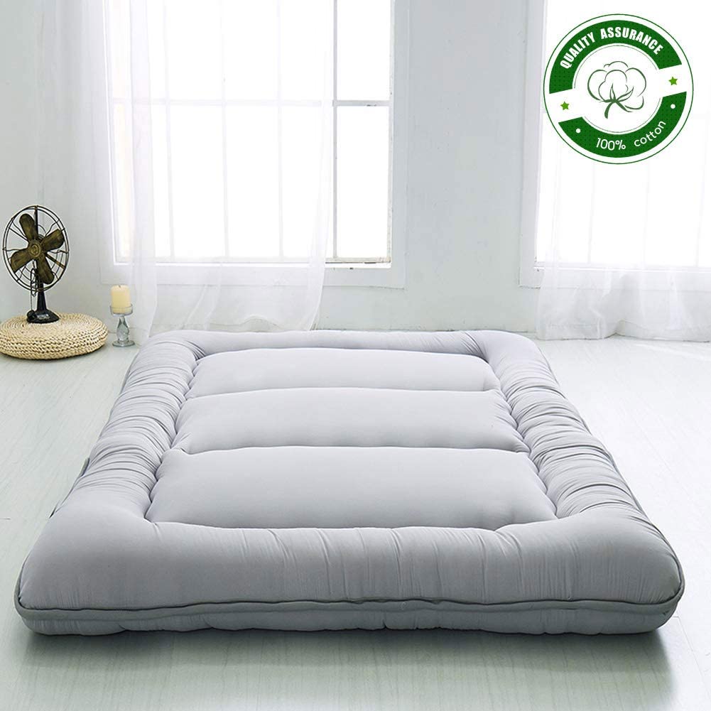 My Layabout Solid memory Foam Futon Mattress Roll Out/Fold up Guest Bed 10 Colours Single | 190cm X 75cm, Black 3 Sizes.