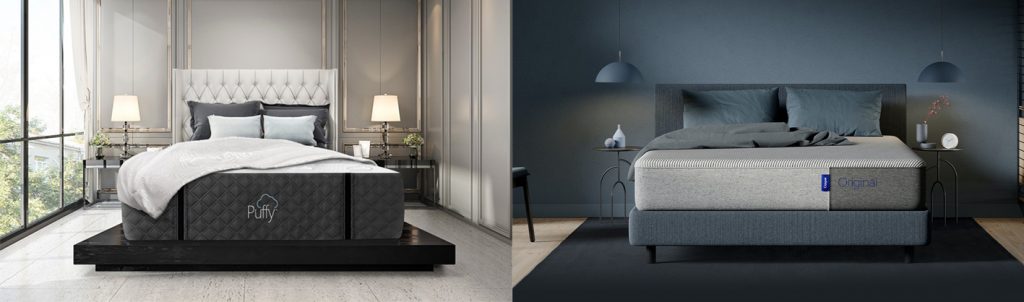 Mattress-In-A-Box Brands Compared: Casper vs. Puffy (Updated for 2022) 2 puffyvscasper 1